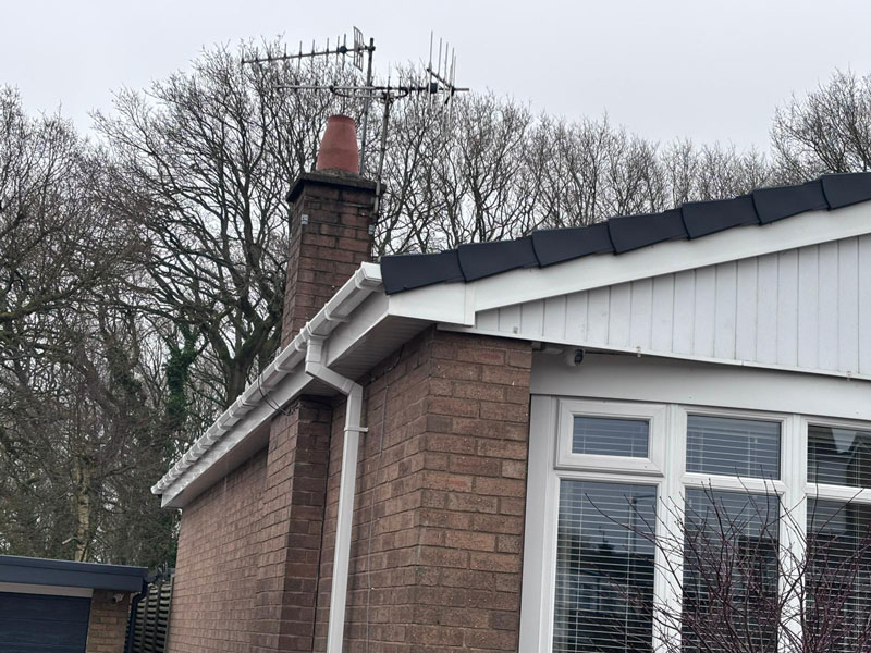 Dry verge installation to a home in Stoke-on-Trent